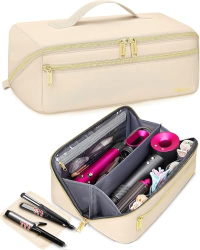 Image 6 of Beige / Standard for the product Mancro Hair Tools Travel Bag Compatible with Shark Flexstyle