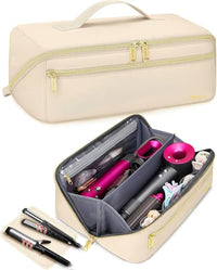 Thumbnail for Image 6 of Beige / Standard for the product Mancro Hair Tools Travel Bag Compatible with Shark Flexstyle