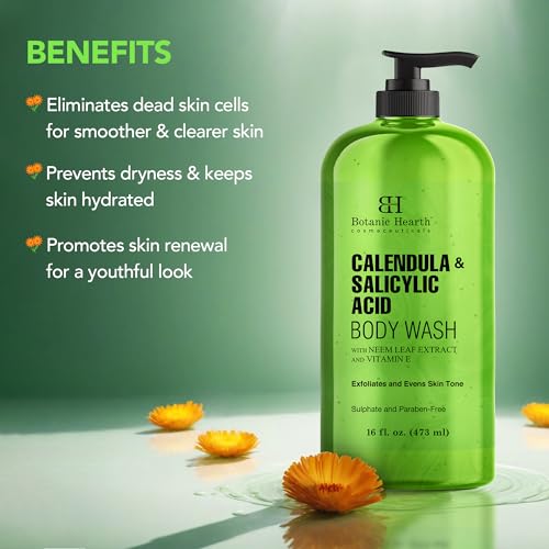 Image 7 of Botanic Hearth Calendula & Salicylic Acid Body Wash ?6 fl oz