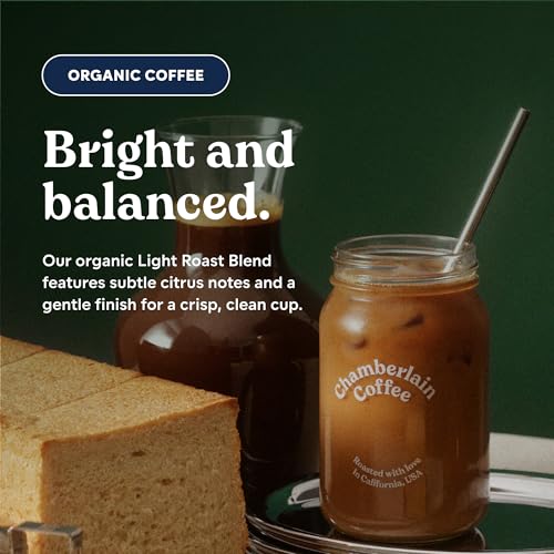 Image 3 of Chamberlain Coffee Organic Ground Coffee - Light Roast, 10 Ounces