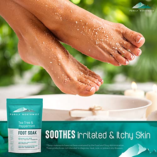 Image 6 of Purely Northwest Tea Tree, Peppermint, MSM & Epsom Salt Foot Soak - 1 Pound
