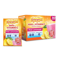 Thumbnail for Image 1 of Default Title for the product Emergen-C Vitamin C 1000mg Immune Support Powder Pink Lemonade 30 Packs