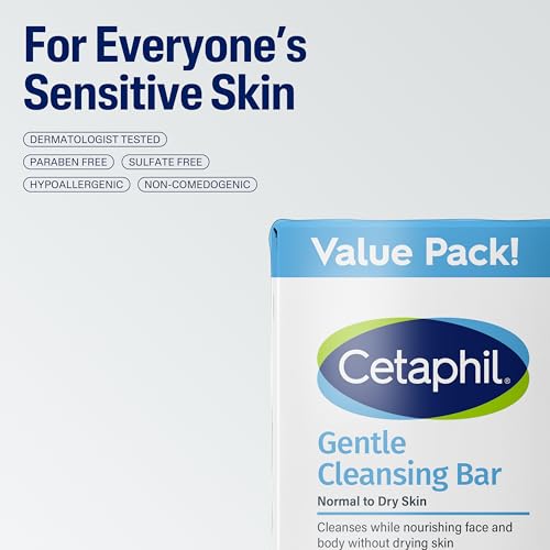 Image 9 of Cetaphil Gentle Cleansing Bar Soap for Sensitive & Dry Skin