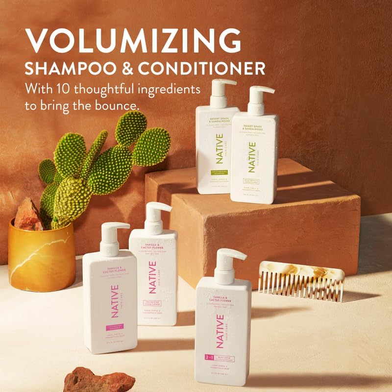 Image 2 of Native Desert Grass & Sandalwood Shampoo and Conditioner 2-Pack