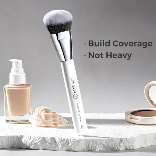 Image 6 of ALBEAUT 201 Angled Foundation Brush for Flawless Makeup Application