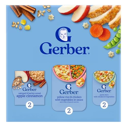 Image 1 of Default Title for the product Gerber Toddler All Day Favorites Variety Pack Baby Food, 6 Pack