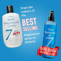 Thumbnail for Image 5 of Seven Minerals Magnesium Lotion for Sleep, Soothing Relief & Relaxation - 8 fl oz
