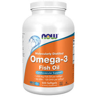 Thumbnail for Now Foods Omega-3 500 Softgels