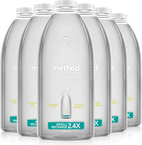 Thumbnail for Image 3 of Eucalyptus Mint / 68 Fl Oz (Pack of 6) for the product Method Daily Shower Cleaner Refill