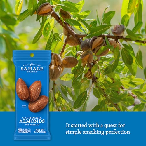 Image 3 of Sahale Snacks California Dry Roasted Almonds, 1.5 oz Grab & Go Bags (18 Packs)