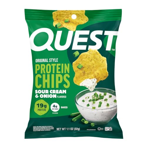 Image 10 of Sour Cream & Onion / 1.1 Ounce (Pack of 12) for the product Quest Nutrition Protein Chips Variety Pack