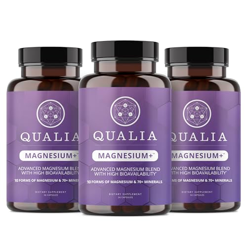 Image 1 of Default Title for the product QUALIA LIFE SCIENCES Qualia Magnesium Glycinate for Women, 3-Pack