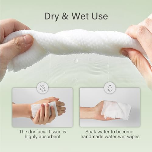 Image 6 of UNIFREE Disposable Face Towels XL, 100% USDA Biobased Towels, 12" x 10"