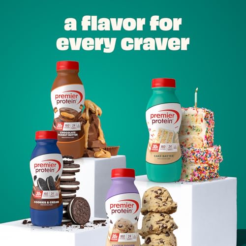 Image 6 of Premier Protein Shake, Cake Batter, 30g Protein, No Added Sugar, 24 Vitamins & Minerals, 11.5 fl oz (24 Pack)