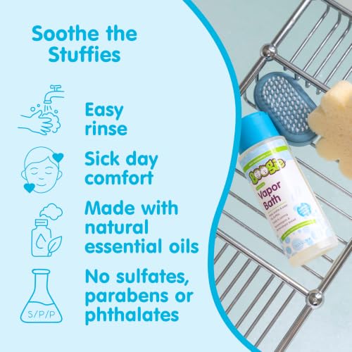 Image 3 of Boogie Kids Botanical Bubble Bath, Mint Eucalyptus - 18 oz (2 Pk)