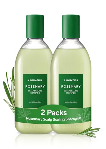 Image 1 of Default Title for the product AROMATICA Rosemary Scalp Scaling Shampoo (2 packs) (13.53 oz)