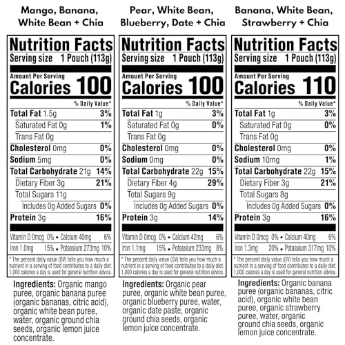 Image 2 of Plum Organics 12+ Months Baby Food Variety Pack, 3 Flavors, 4 oz, 18 Pack
