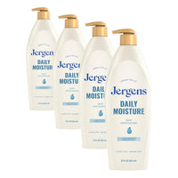Thumbnail for Image 1 of Default Title for the product Jergens Daily Moisture Dry Skin Moisturizer, Hand and Body Lotion, 21 Fl Oz (Pack of 4)
