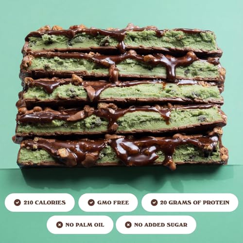 Image 4 of BAREBELLS Mint Chocolate Crisp Protein Bar 55g 2-pack