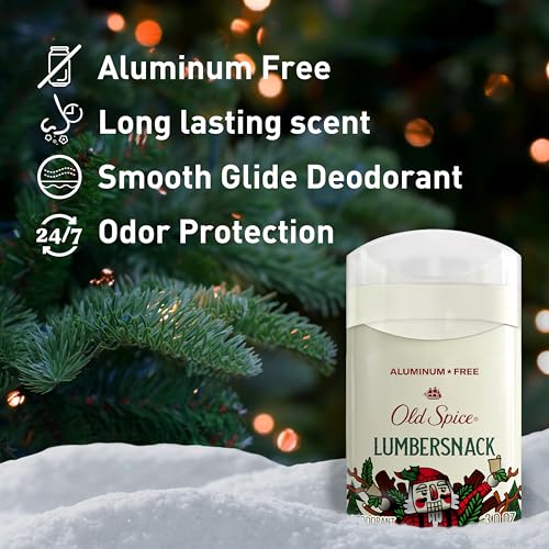 Image 2 of Old Spice Deodorant for Men, Aluminum Free, Lumbersnack Scent, 3 Ounce (Pack of 12)