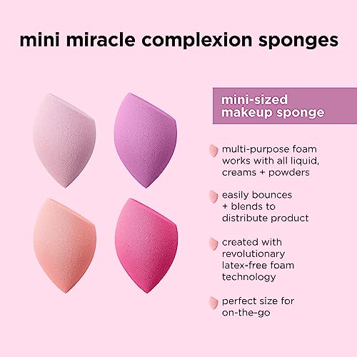 Image 4 of Real Techniques Mini Miracle Complexion Sponge 4 Count