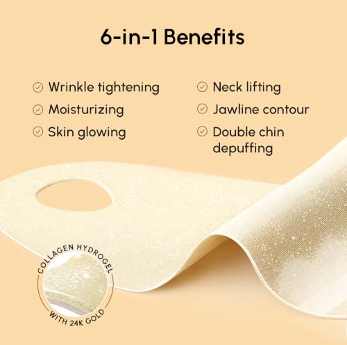 Image 5 of MAREE V Line Lifting Mask 2 PACK - 24K Gold Double Chin Lifting Mask 10 Ct