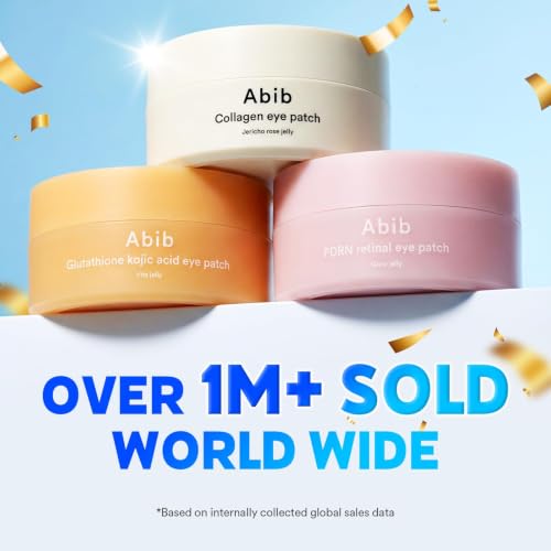 Image 3 of Abib Glutathione Kojic Acid Eye Patches for Radiance Dark Circles & Dark Spots, with Tone-up Jelly, 60 Count, Korean Skin Care