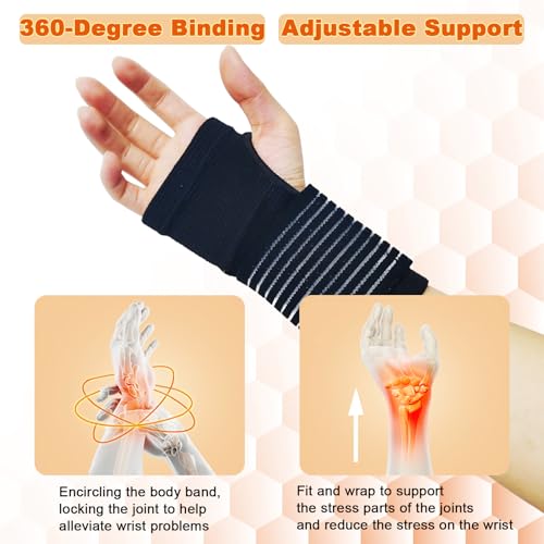 Image 4 of WOXVM 2 Pack Wrist Brace