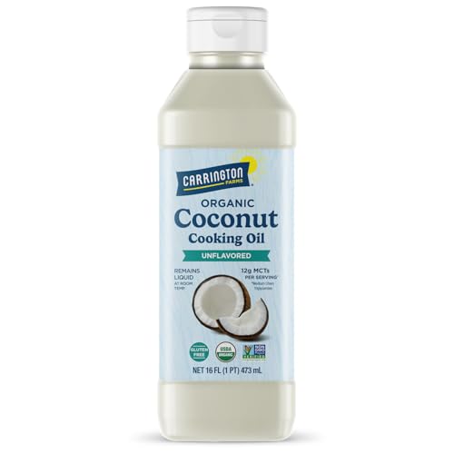 Image 1 of Default Title for the product Carrington Farms Liquid Coconut Cooking Oil, Unflavored, 16 fl oz