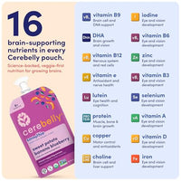 Thumbnail for Image 6 of Cerebelly Baby Food Pouches Veggie Purees 4 Ounce 24 Count