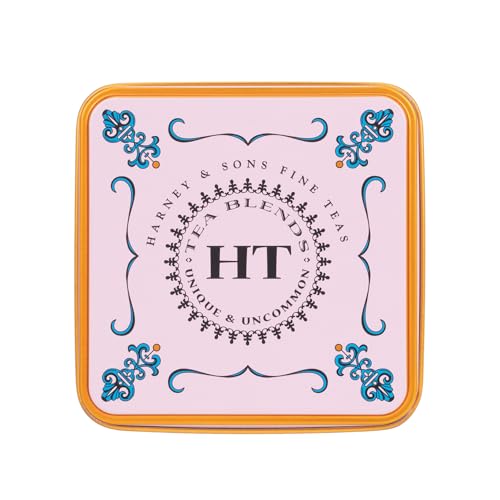Image 5 of Harney & Sons HT Cherry Blossom Green Tea, 20 Sachets in Tin