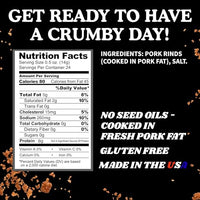 Thumbnail for Image 2 of Pork King Good Unseasoned Pork Rind Panko Bread Crumbs 2 Pack, Gluten Free