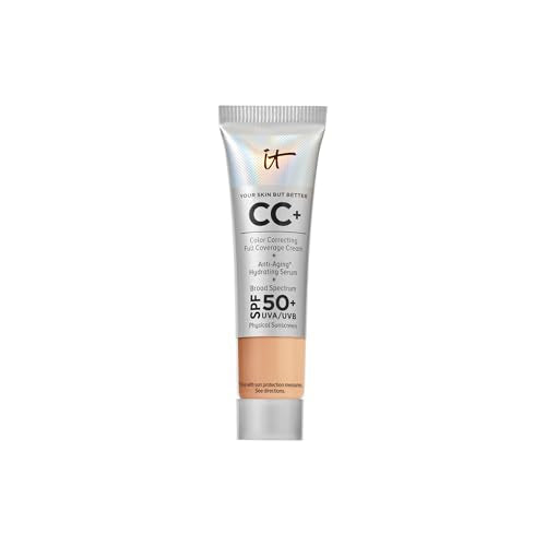 Image 6 of 13N Neutral Medium (medium with neutral pink undertones) for the product IT Cosmetics Mini CC+ Cream with SPF 50+ Full Coverage Natural Foundation