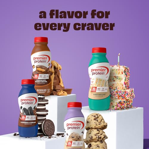 Image 6 of Premier Protein 30g High Protein Shake, Cookie Dough, 12 Pack