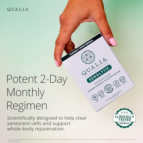 Image 3 of QUALIA LIFE SCIENCES Qualia Senolytic | 1400mg Fisetin for Healthy Aging & Vitality