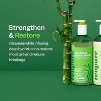 Thumbnail for Image 3 of RENPURE Bamboo & Quinoa Strengthening Shampoo for Dry/Damaged Hair 24oz