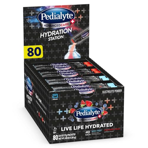 Image 10 of Variety / 80 Count for the product Pedialyte AdvancedCare Plus Electrolyte Powder Packets