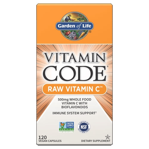 Garden of Life Vitamin code Raw Vitamin C 120 vcaps