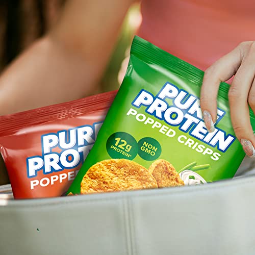 Image 6 of Pure Protein Sour Cream & Onion Popped Crisps, 12g Plant Based Protein