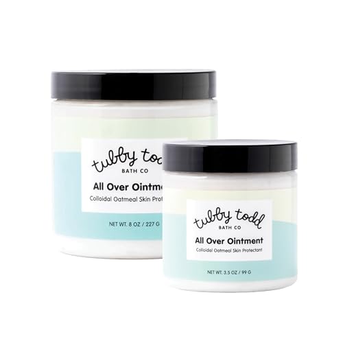 Image 1 of Fragrance Free / 2 Pack - 3.5 Ounce & 8 Ounce for the product TUBBY TODD All Over Ointment Baby Eczema Cream for Sensitive Skin