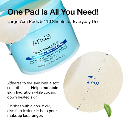Image 5 of ANUA 8 Hyaluronic Acid Catechin Calming Pad, 110 Pads