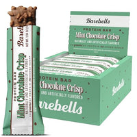 Thumbnail for Image 1 of Default Title for the product BAREBELLS Mint Chocolate Crisp Protein Bar – 20g Protein – No Added Sugar – 12 x 55g High Protein Snack