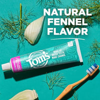 Thumbnail for Image 6 of Tom's of Maine Antiplaque and Whitening Toothpaste, Fennel, 4.5 Ounce (Pack of 24)