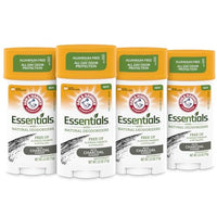 Thumbnail for Image 1 of 1 Count (Pack of 4) / Deodorant for the product ARM & HAMMER Essentials Charcoal Deodorant for Men and Women, 4-Pack