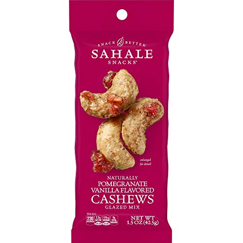 Image 1 of Default Title for the product Sahale Snacks Pomegranate Vanilla Cashews, 1.5 oz Bags (18 Packs)