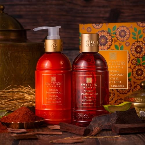 Image 4 of SPA CEYLON Sensual Sandalwood Bath & Body Duo Set 250ml x 2