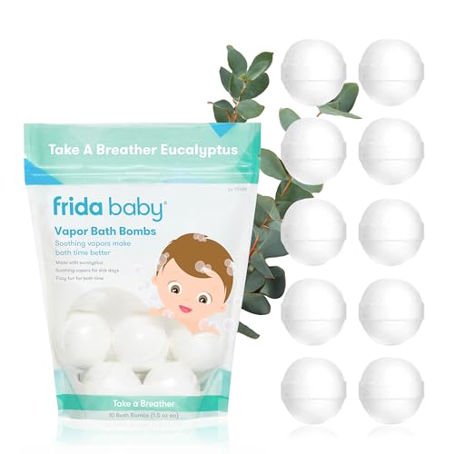 Image 1 of Default Title for the product Frida Baby Natural Vapor Bath Bombs for Toddlers & Kids, Oil Bombs, 10ct