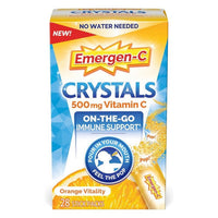Thumbnail for Alacer Crystals On-The-Go Immunity Vitamins Orange Vitality 500 Mg 28 Count