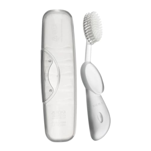 Image 14 of Clear / 1 Count (Pack of 1) / Right Handed Brush for the product RADIUS Toothbrush Original Big Brush