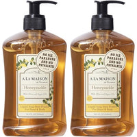 Thumbnail for Image 1 of Default Title for the product A LA MAISON Honeysuckle French Liquid Hand Soap 16.9 oz, 2 Pack